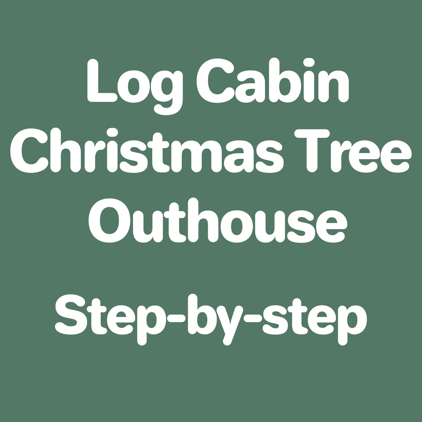 Christmas Tree Outhouse