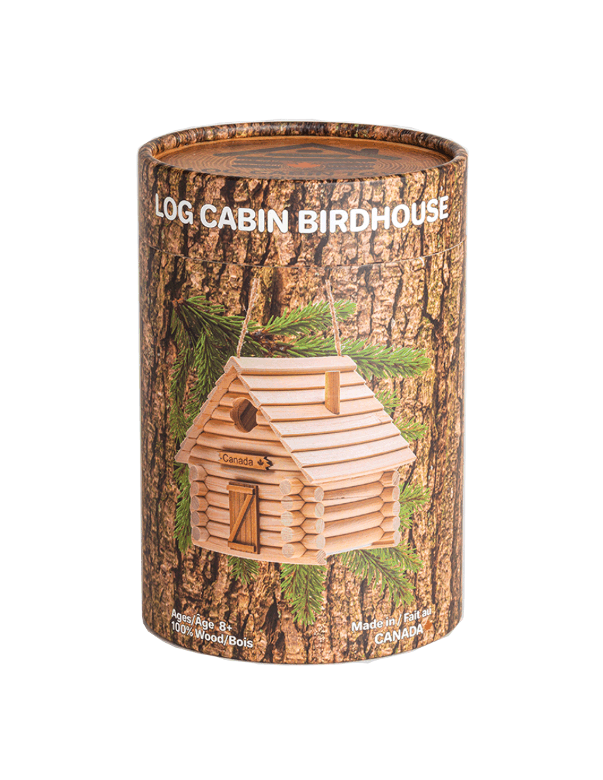 Log Cabin Birdhouse