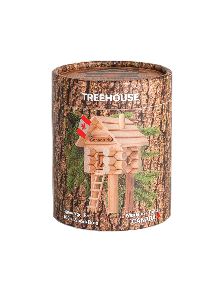 Wooden Log Cabin Treehouse - Log Cabin Toys